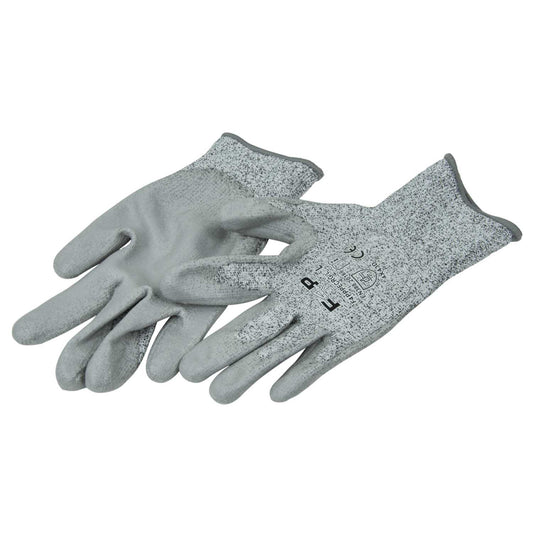 F4P Large Cut Resistant Work Gloves Grey