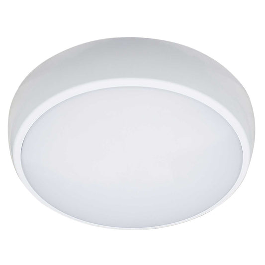 Fusion Dome II 8W - 20W LED Tri-Colour Bulkhead White