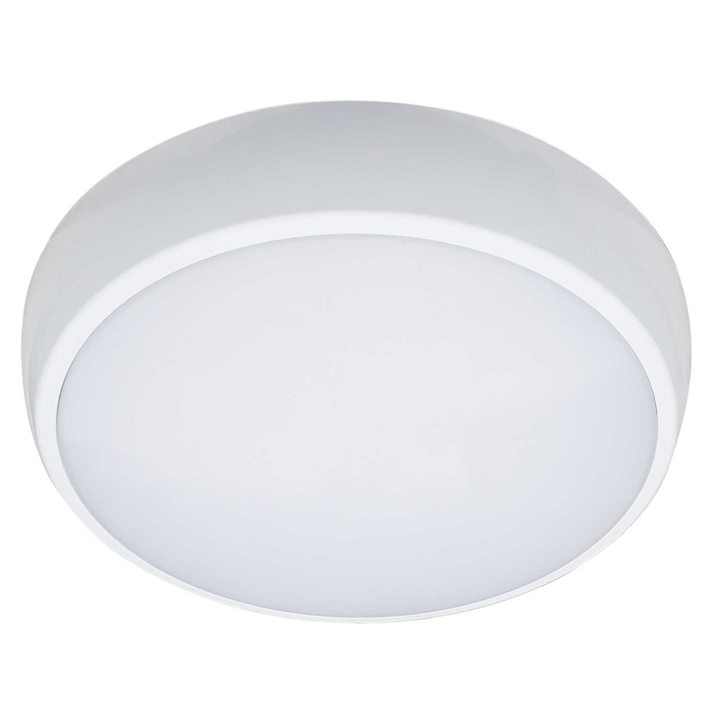 Fusion Dome II 8W - 20W LED Tri-Colour Emergency Bulkhead White