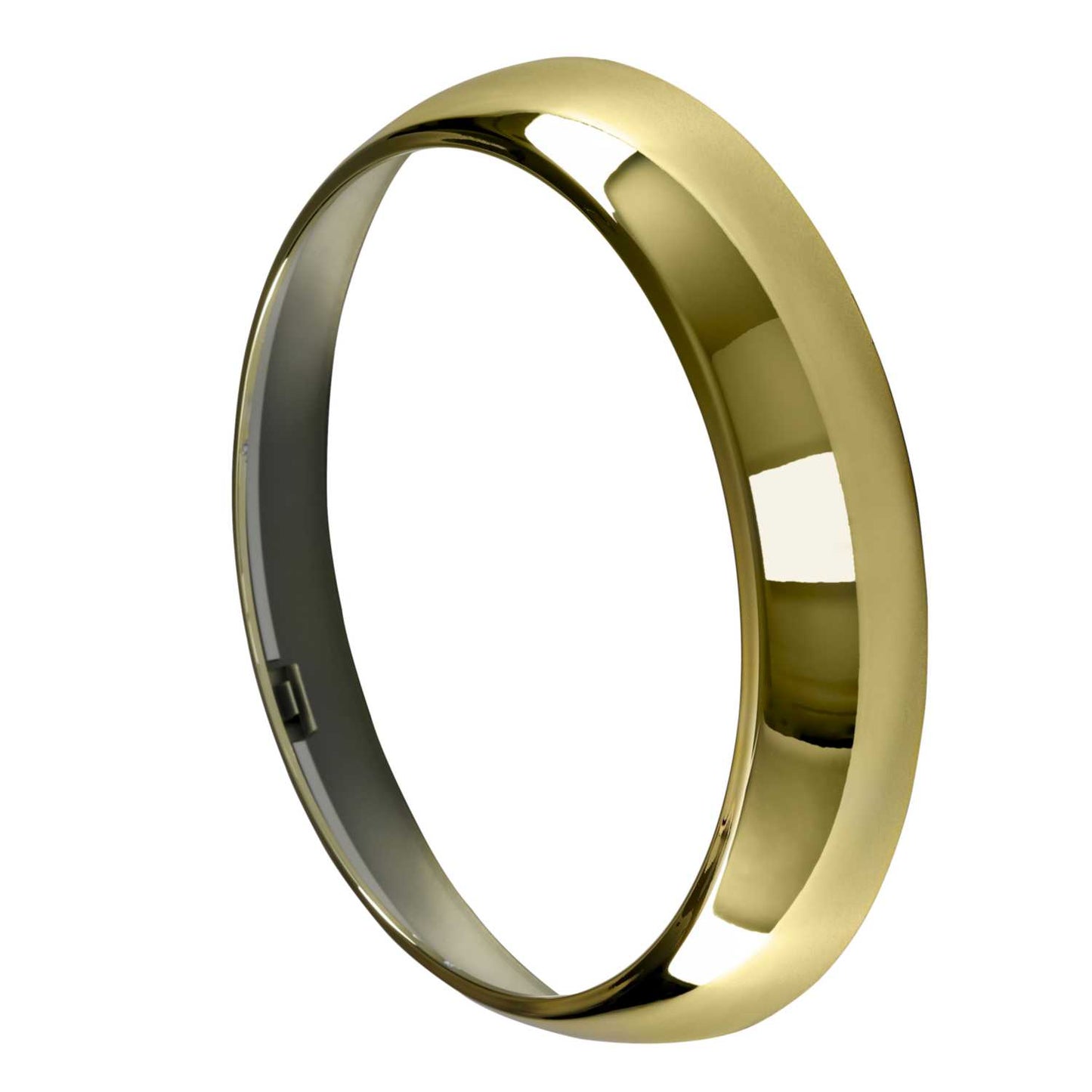 Fusion Polished Brass Bezel for Dome LED Bulkheads