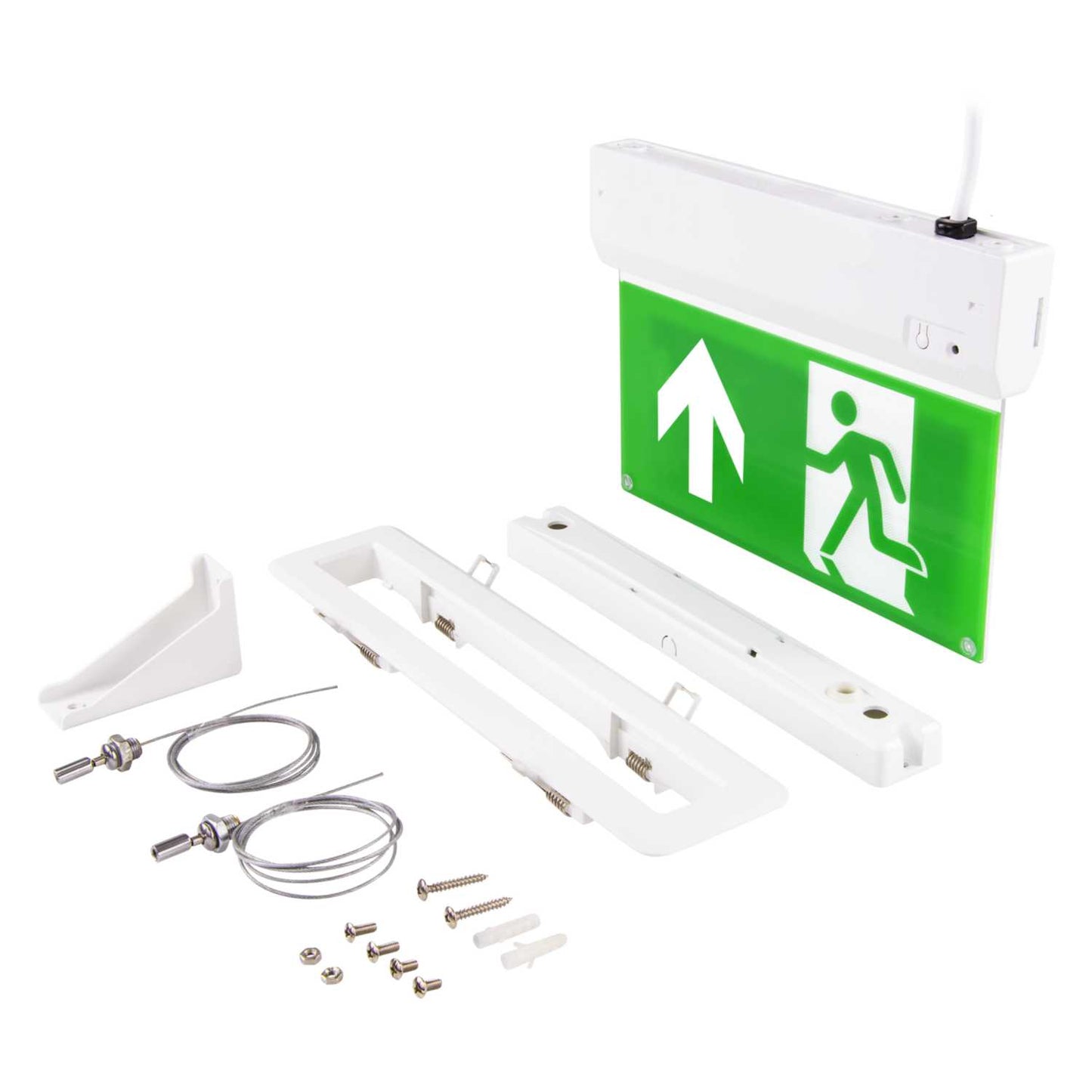 Fusion 2.7W LED 5-in-1 Emergency Self Test Exit Sign