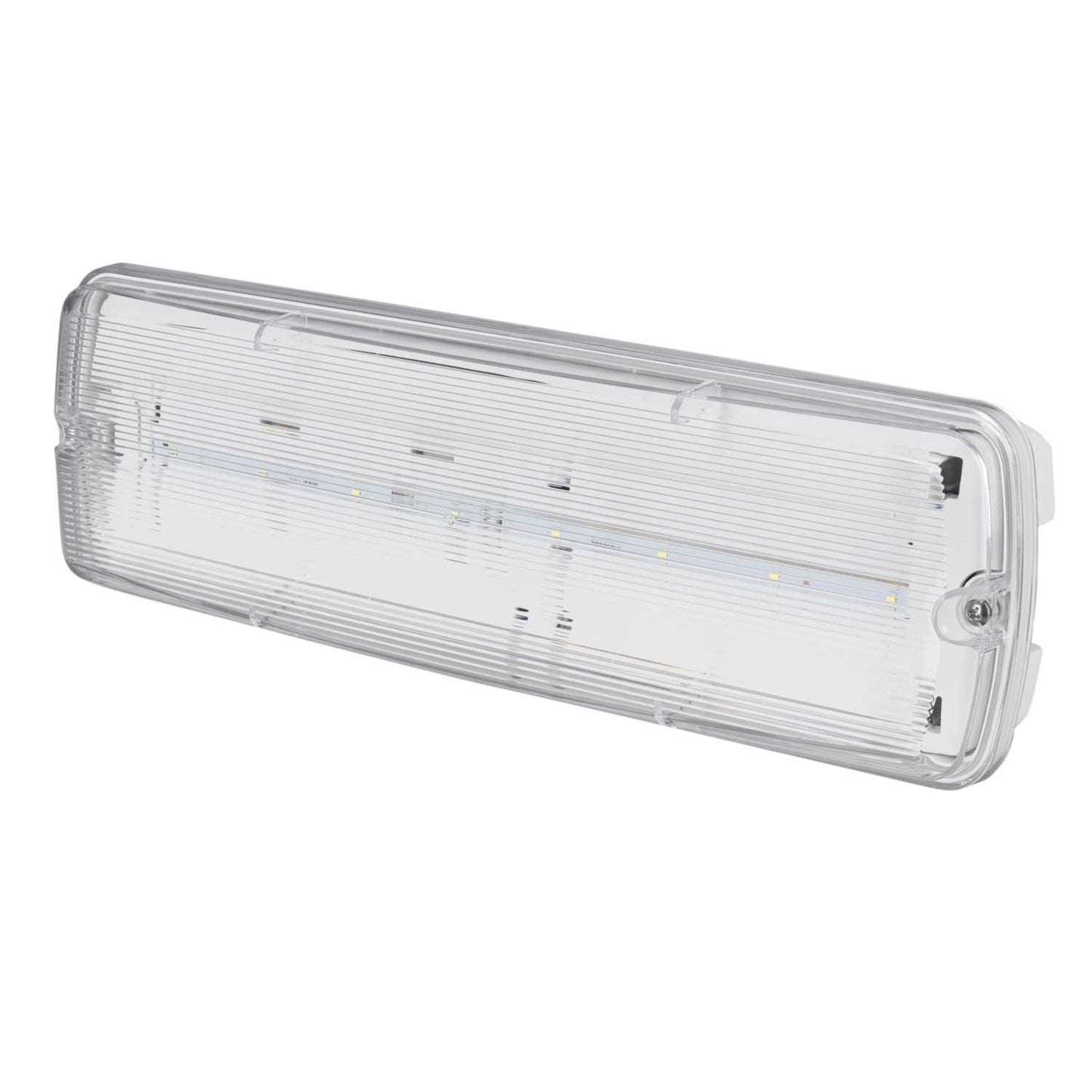 Fusion 2.3W LED Maintained Bulkhead with Legends
