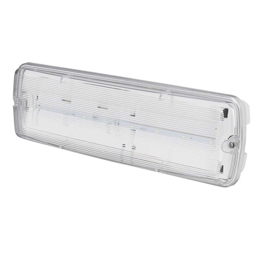 Fusion 2.3W LED Maintained Bulkhead with Legends