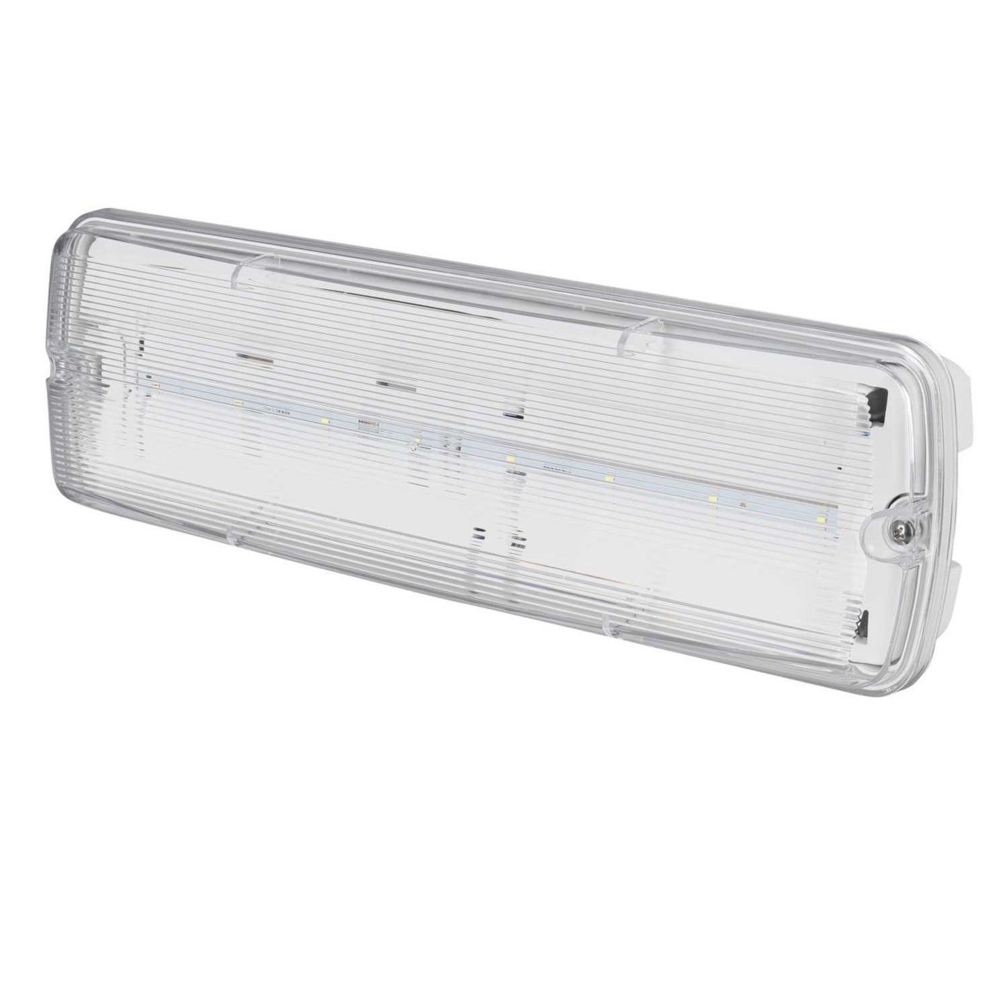 Fusion 2.3W LED Maintained Self Test Bulkhead with Legends