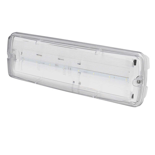 Fusion 2.3W LED Maintained Self Test Bulkhead with Legends