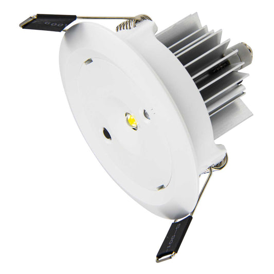 Fusion 3W LED Maintained Emergency Downlight White