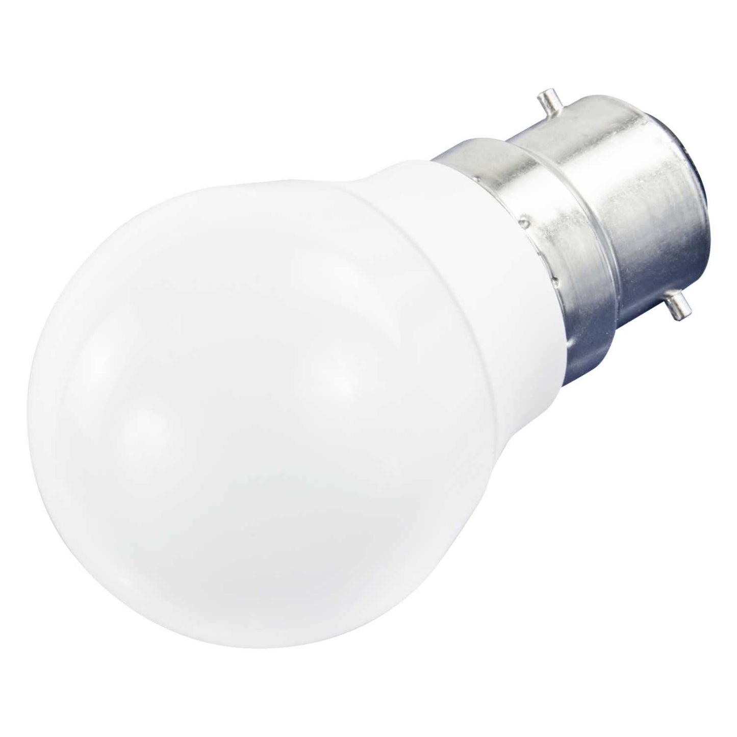 Fusion Essential 4.7W BC LED Non Dimmable Golf Ball Lamp Opal 2700K