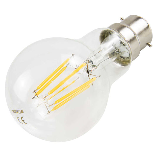 Fusion 4W BC LED Dimmable Filament GLS Lamp 2700K