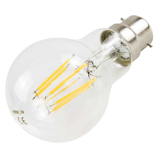 Fusion 4W BC LED Non Dimmable Filament GLS Lamp 2700K