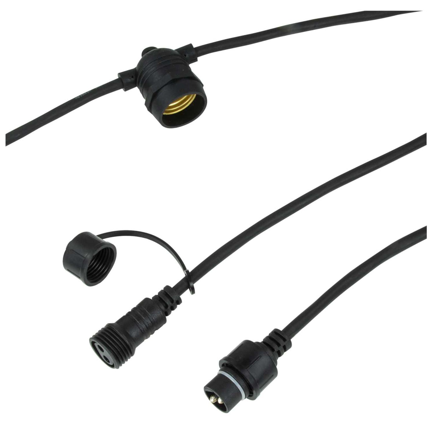 Fusion 5m Festoon String with 10 Pendants (0.5m Spacing)