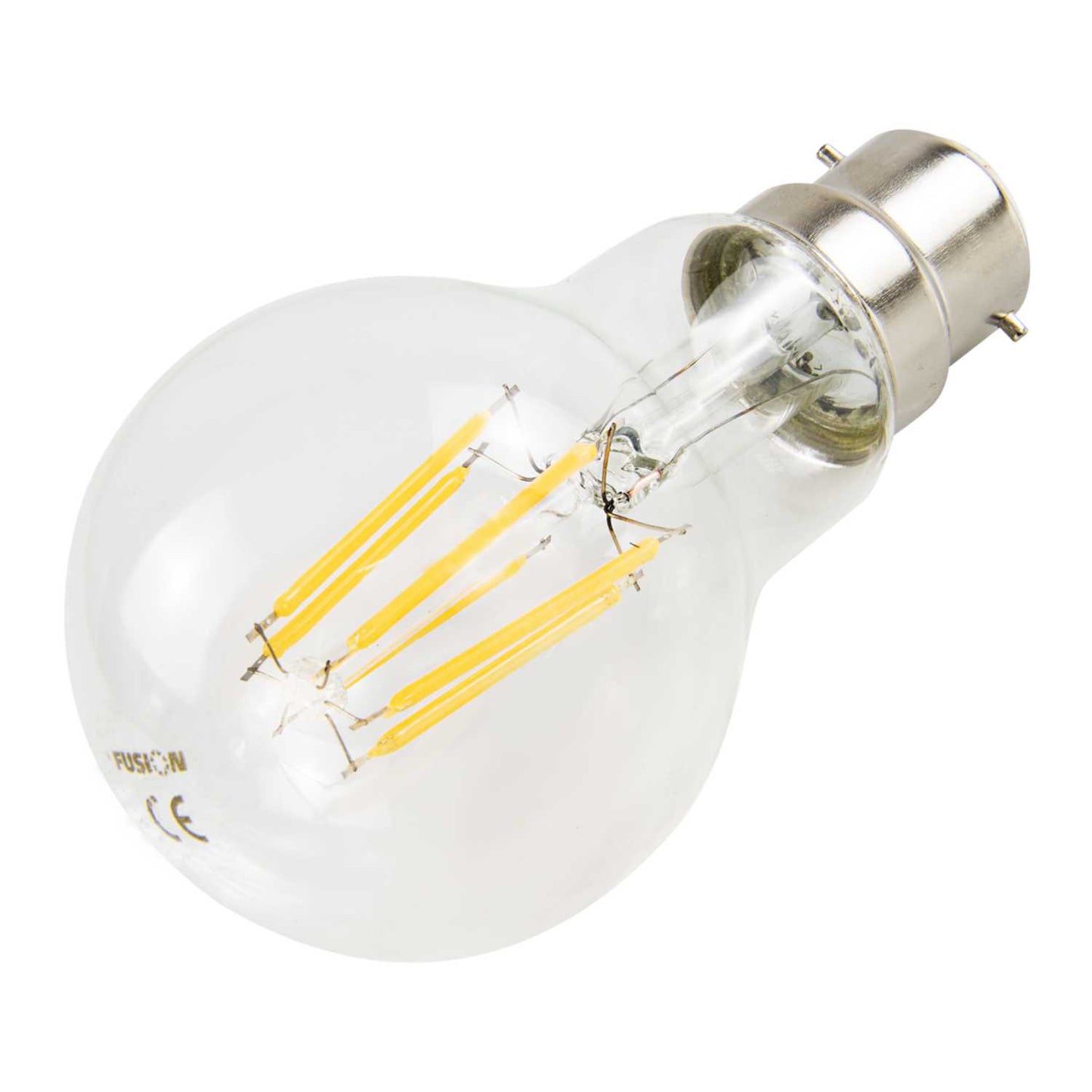 Fusion 8W BC LED Dimmable Filament GLS Lamp 2700K