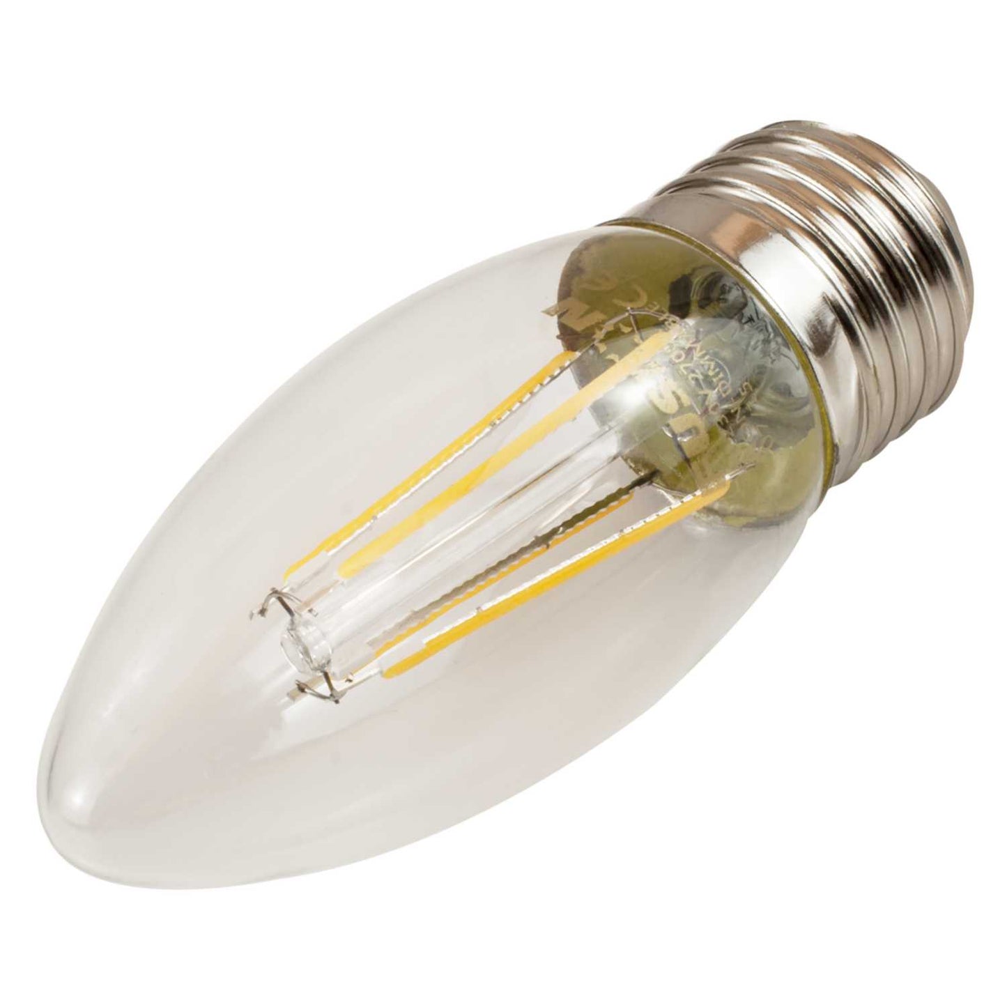 Fusion 4W ES LED Non Dimmable Filament Candle Lamp 2700K