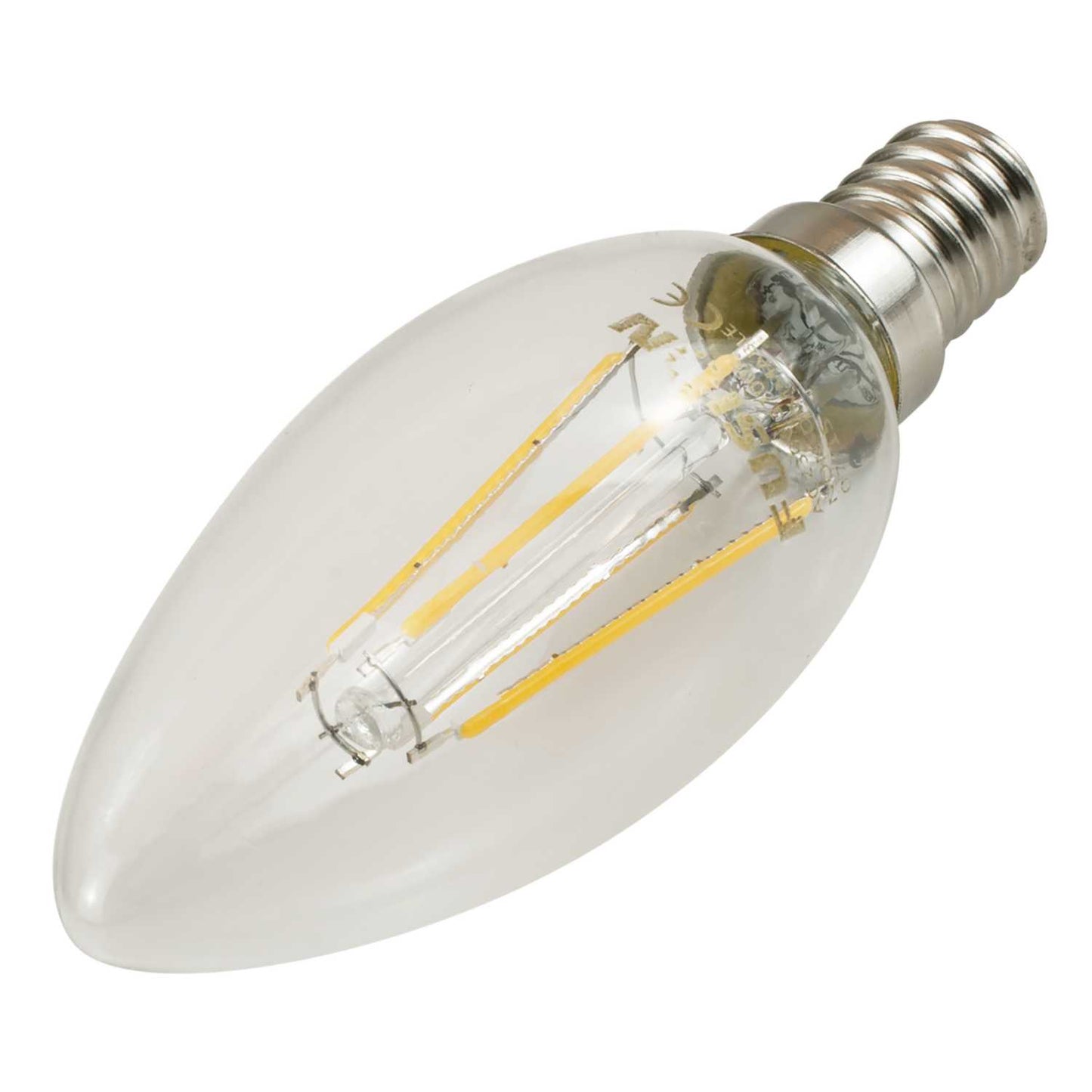 Fusion 4W SES LED Non Dimmable Filament Candle Lamp 4000K