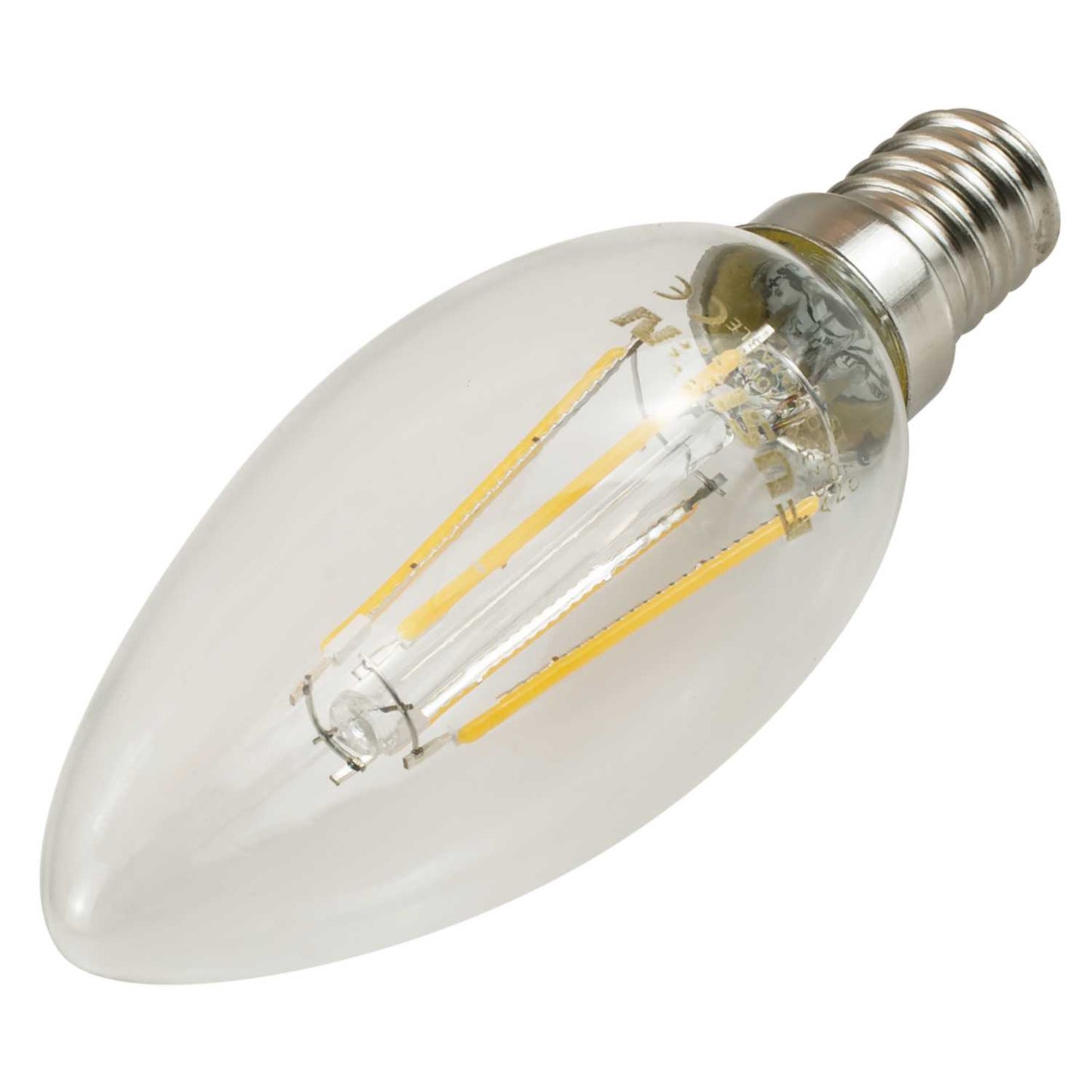Fusion 4W SES LED Non Dimmable Filament Candle Lamp 2700K
