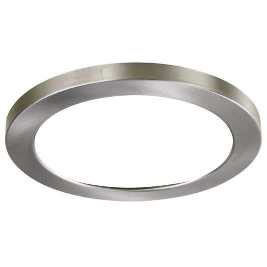 Fusion Satin Nickel Bezel for Flexi-Fit 6W Downlight