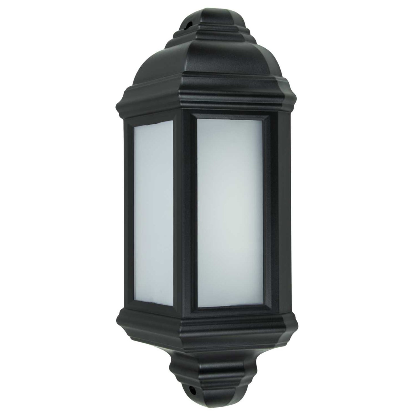 Fusion 7W LED Half Lantern Black 4000K