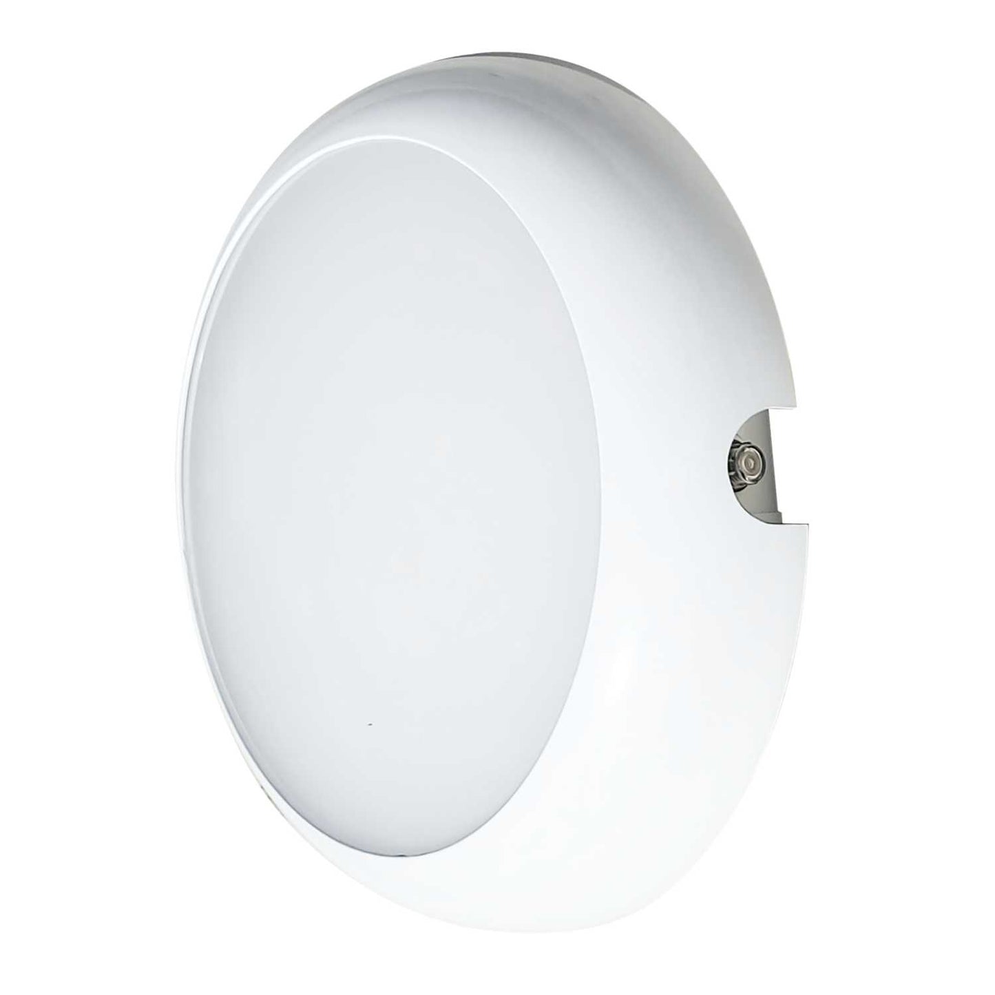 Fusion Klip 12W/16W LED Tri-Colour Bulkhead with White Bezel and Photocell