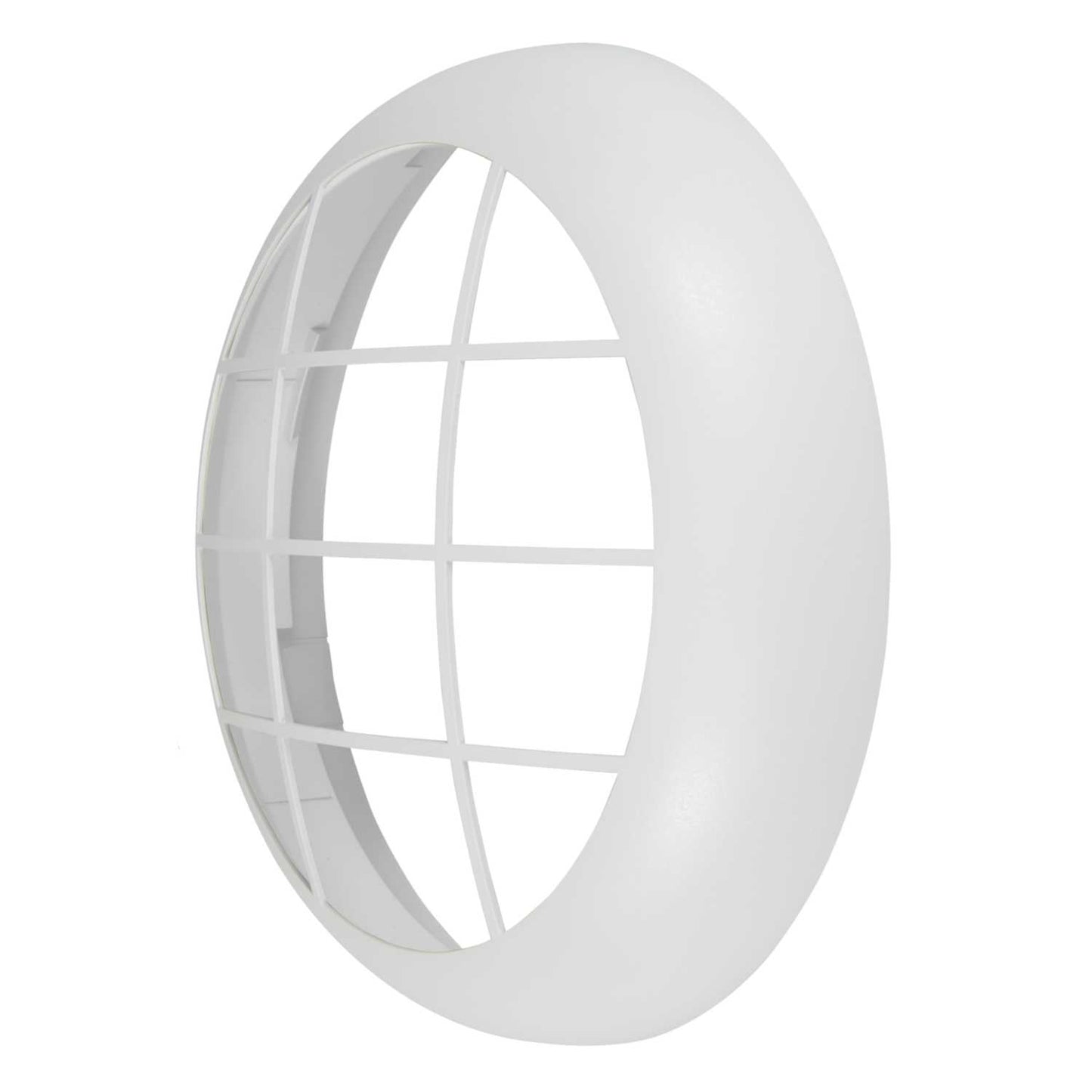 Fusion White Grille Bezel for Klip LED Bulkheads