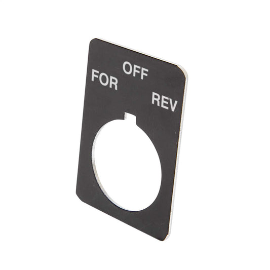MCG Forward / Off / Reverse Legend Plate for Pushbuttons
