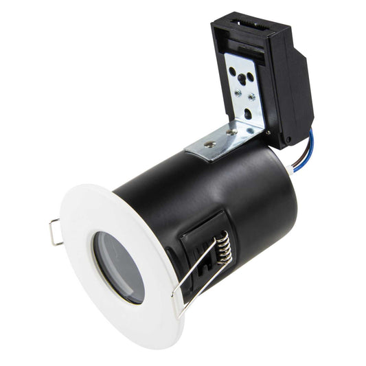 Fusion 50W GU10 Fire Rated Downlight IP65 White