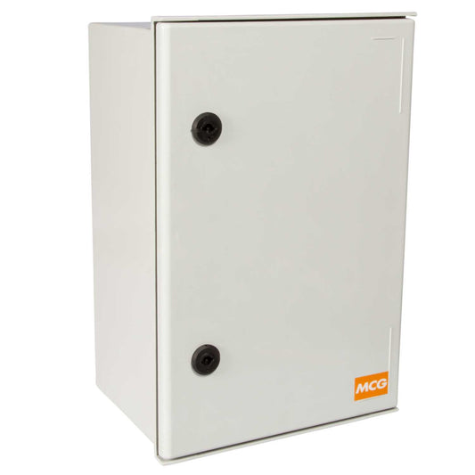 MCG 600mm x 400mm x 230mm GRP Enclosure Grey IP66