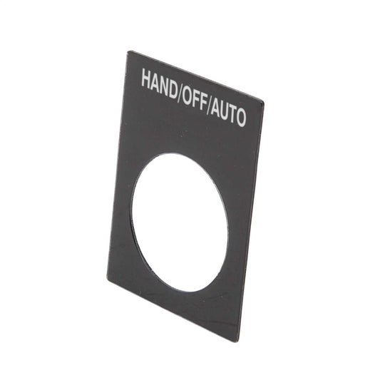 MCG Hand Off Auto Legend Plate for Pushbuttons
