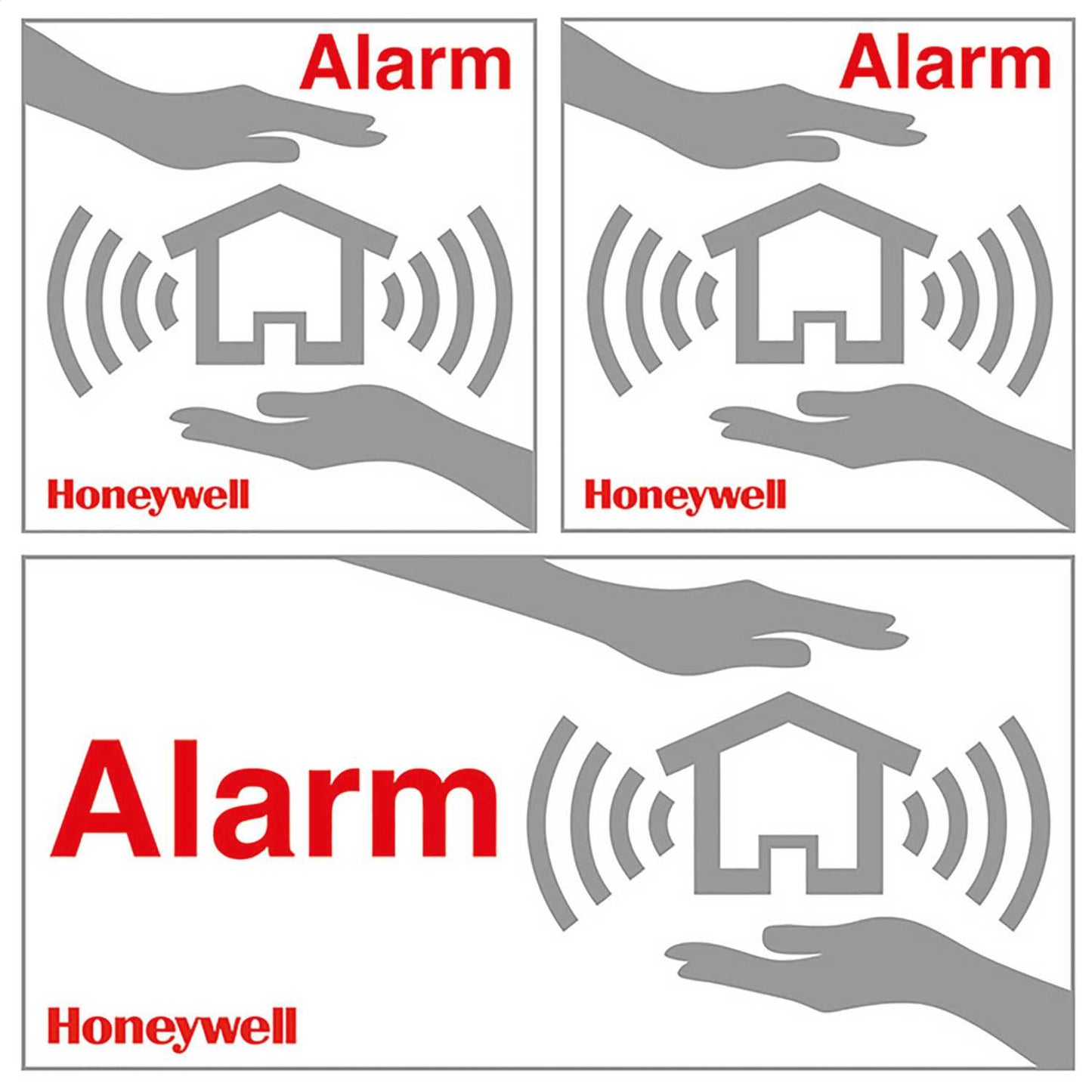 Honeywell Home Security Window Stickers (Pack of 6)