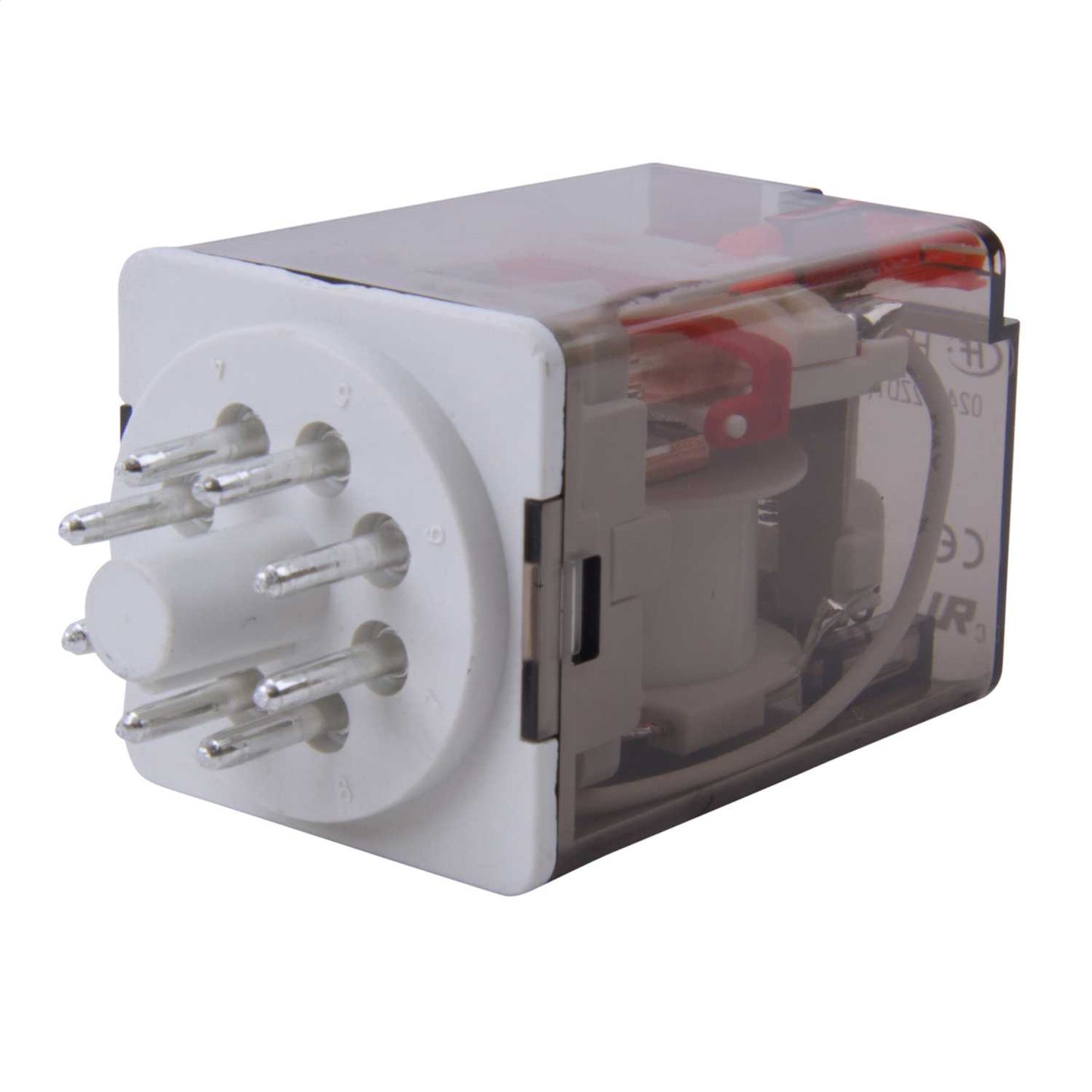 MCG 8 Pin 24V AC 10A 2 Pole Changeover Plug In Relay