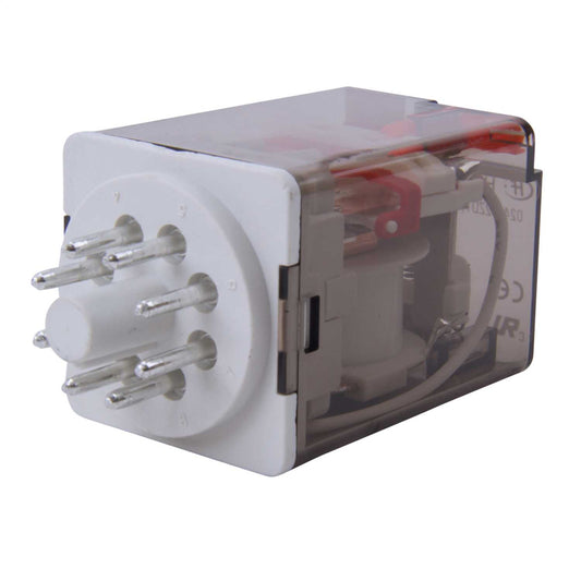MCG 8 Pin 24V AC 10A 2 Pole Changeover Plug In Relay