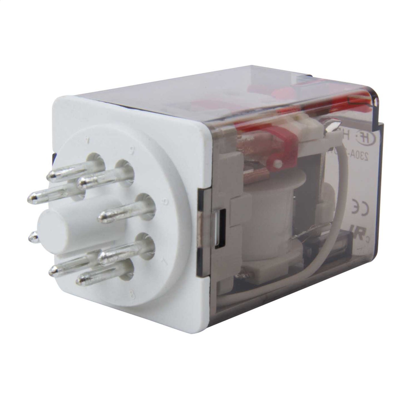 MCG 8 Pin 230V AC 10A 2 Pole Changeover Plug In Relay