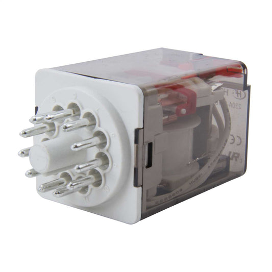 MCG 11 Pin 230V AC 10A 3 Pole Changeover Plug In Relay