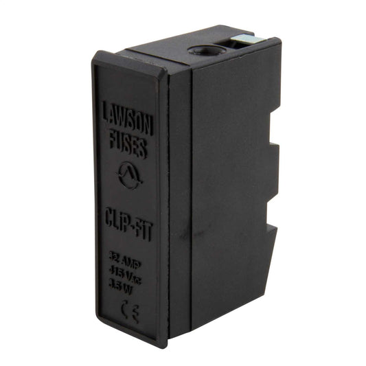 Lawson 32A Clipfit Fuse Holder Black