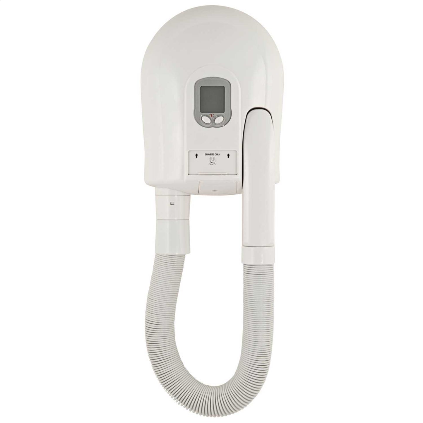 Levante 1.5kW Digital Commercial Hair Dryer with Shaver Socket White