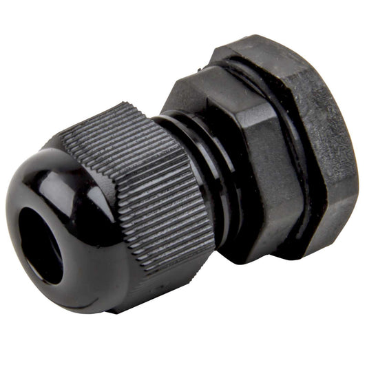 MCG 16mm IP68 Compression Gland with Locknut Black (Pack of 10)