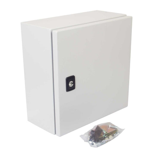 MCG 300mm x 300mm x 150mm Steel Enclosure with Mounting Plate IP65