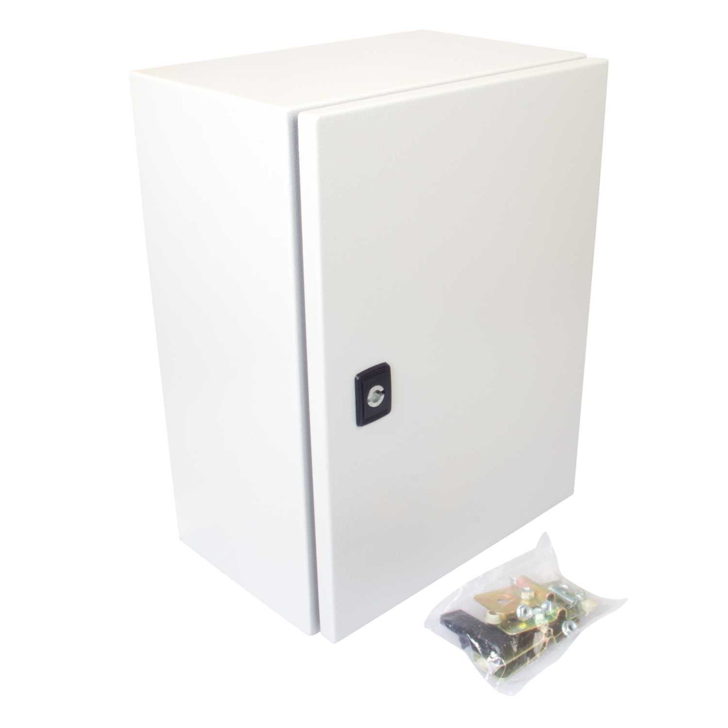 MCG 400mm x 300mm x 200mm Steel Enclosure with Mounting Plate IP66