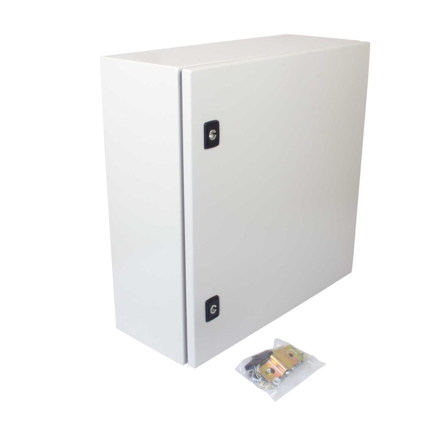 MCG 500mm x 500mm x 200mm Steel Enclosure with Mounting Plate IP66