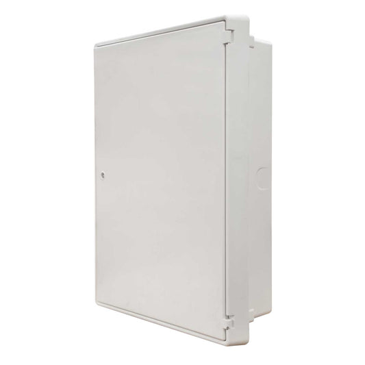 MCG 3 Phase Recessed Electric Meter Box White