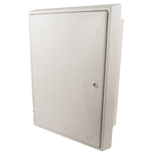 MCG 595mm x 409mm x 210mm Flush Electric Meter Box White