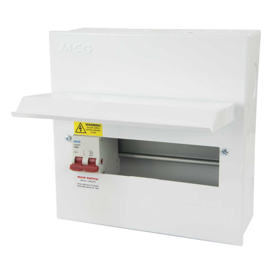 MCG 8 Way 100A Isolator Incomer Metal Clad Consumer Unit