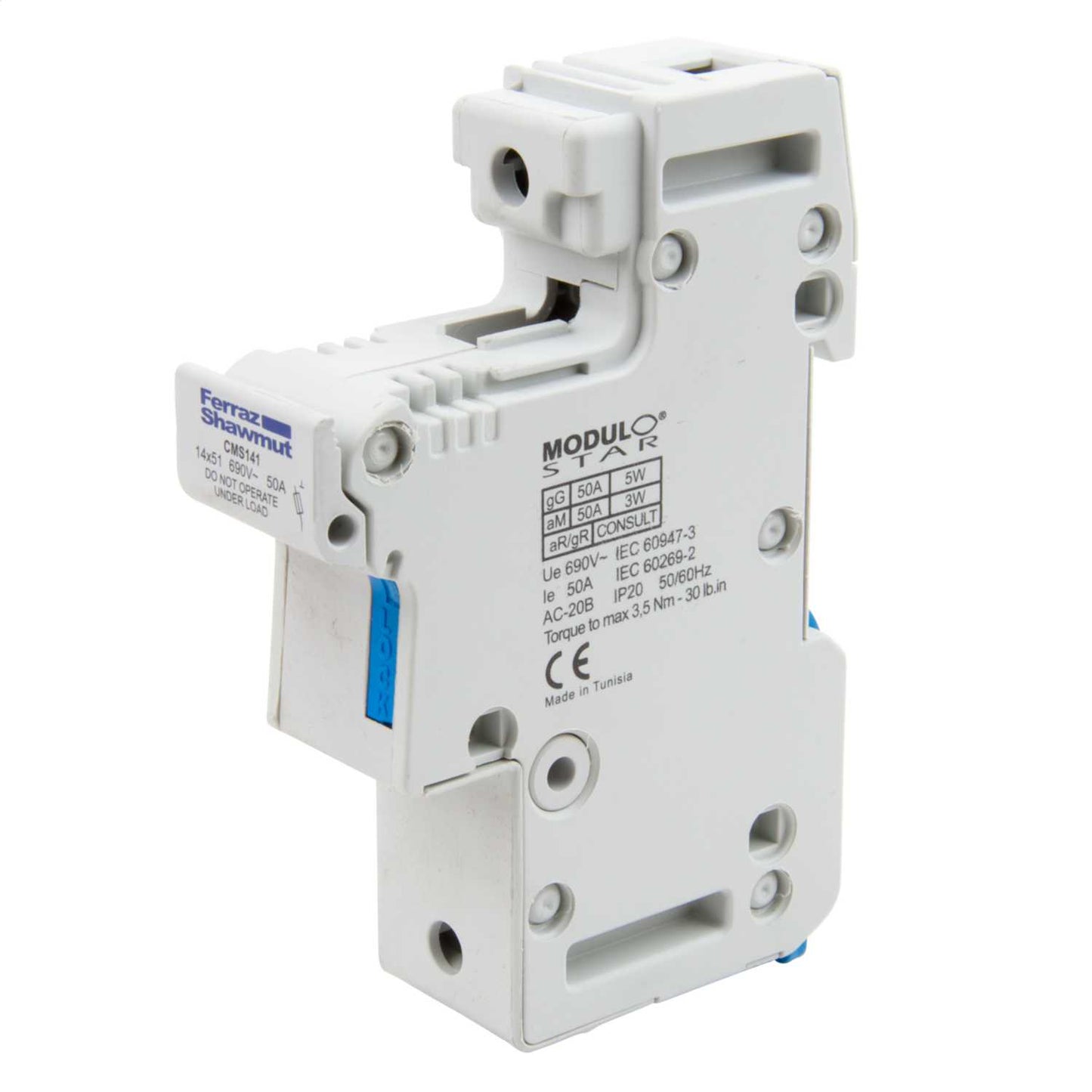 50A MS Modular Fuse Holder Grey (Sold in 1's)