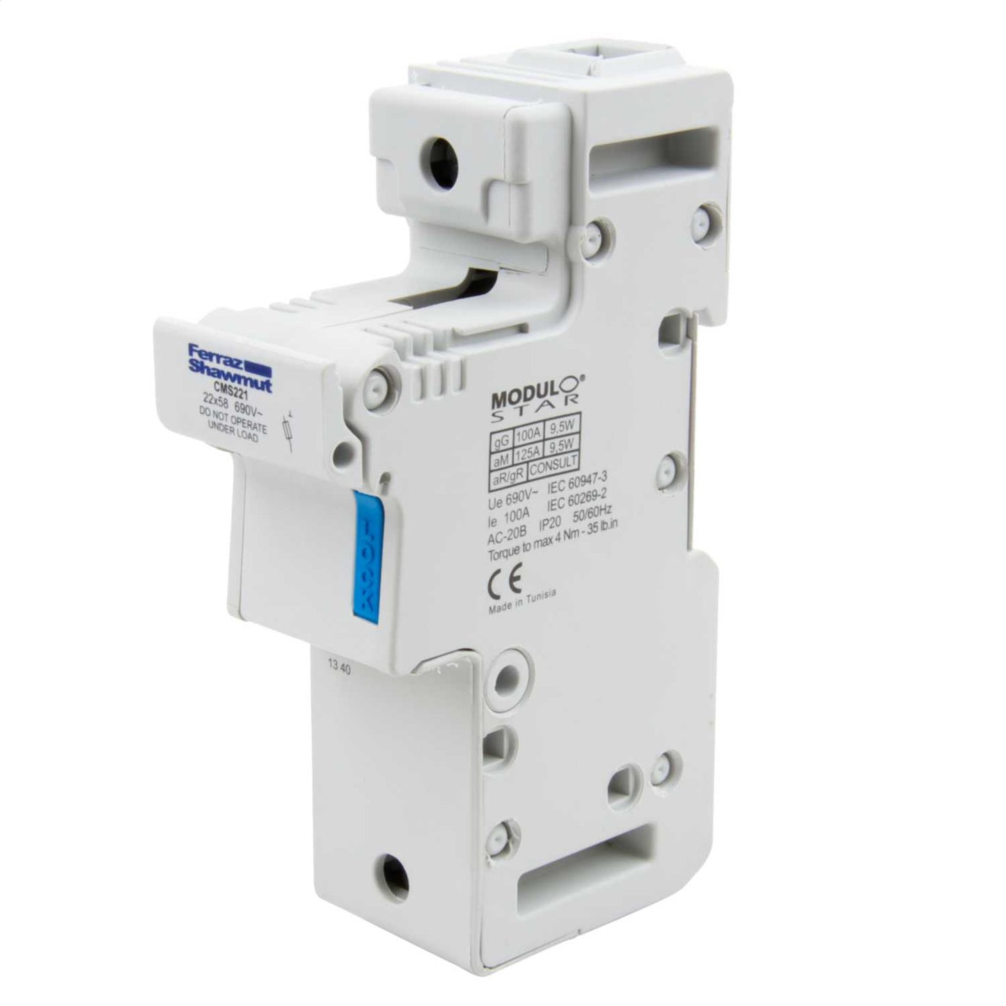 125A MS Modular Fuse Holder Grey (Sold in 1's)