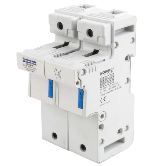125A MS Modular Fuse Holder Neutral Link Grey (Sold in 1's)