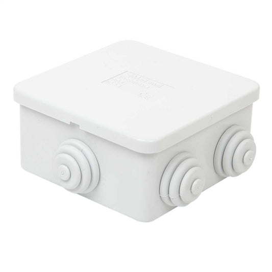 MCG 80mm x 80mm x 40mm Plastic Adaptable Box Grey IP44