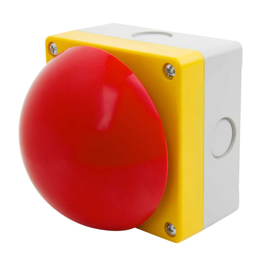 MCG Red Emergency Maintained Switch Ø 90mm Pull to Release