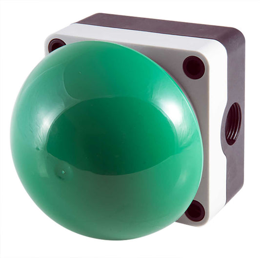 MCG Green Emergency Switch Ø 90mm Spring Return