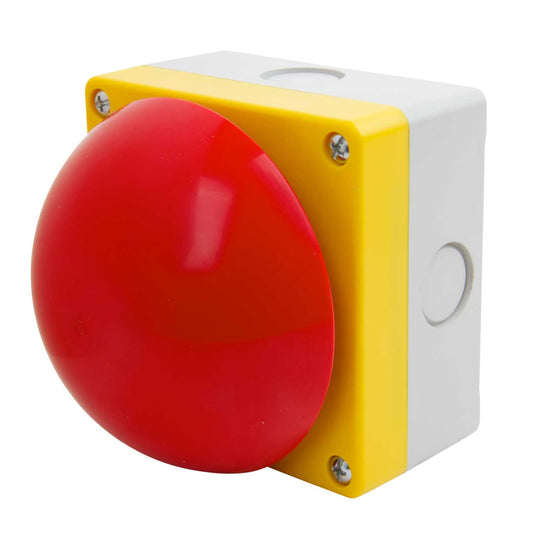 MCG Red Emergency Maintained Switch Ø 90mm Pull to Release