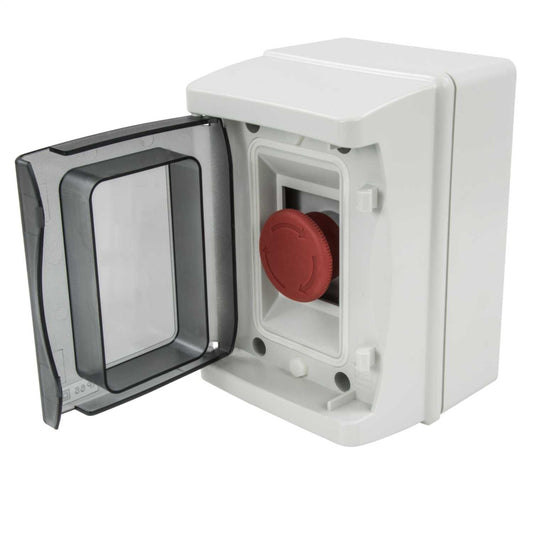 MCG Emergency Stop Twist Release Enclosed Pushbutton Station IP65