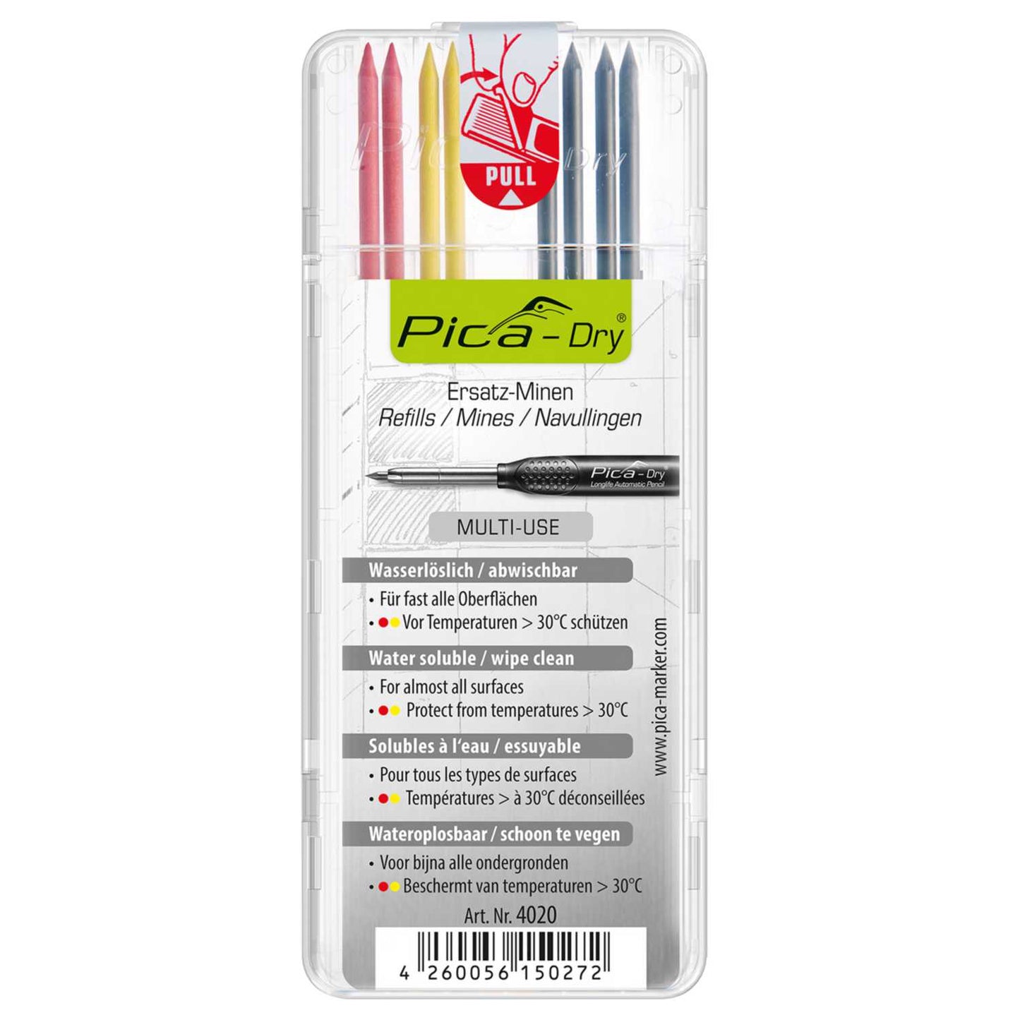 Pica Tools Longlife Automatic Pencil Refill Pack