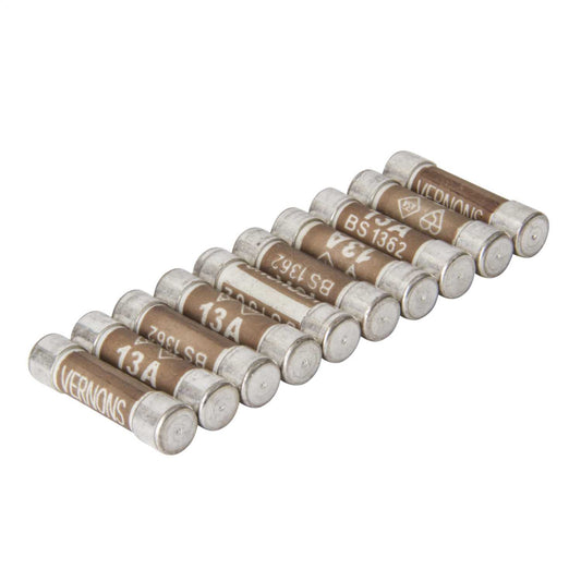 Lawson 13A BS 1362 Plug Top Fuse (Pack of 10)